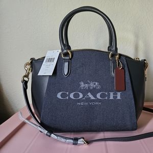 NWT Coach Denim Elise Purse.